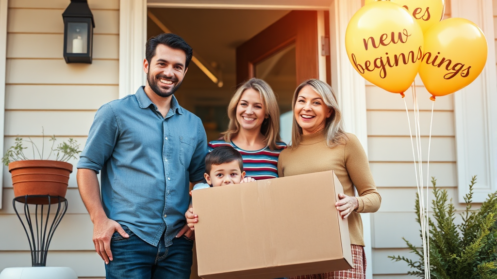 전입신고 후 확인 사항 및 추가 서비스 (realistic 스타일)