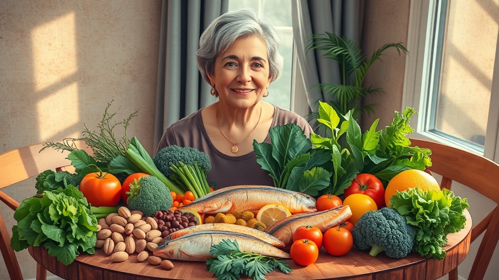 식단 관리, 어떻게 해야 할까요? (illustration 스타일)