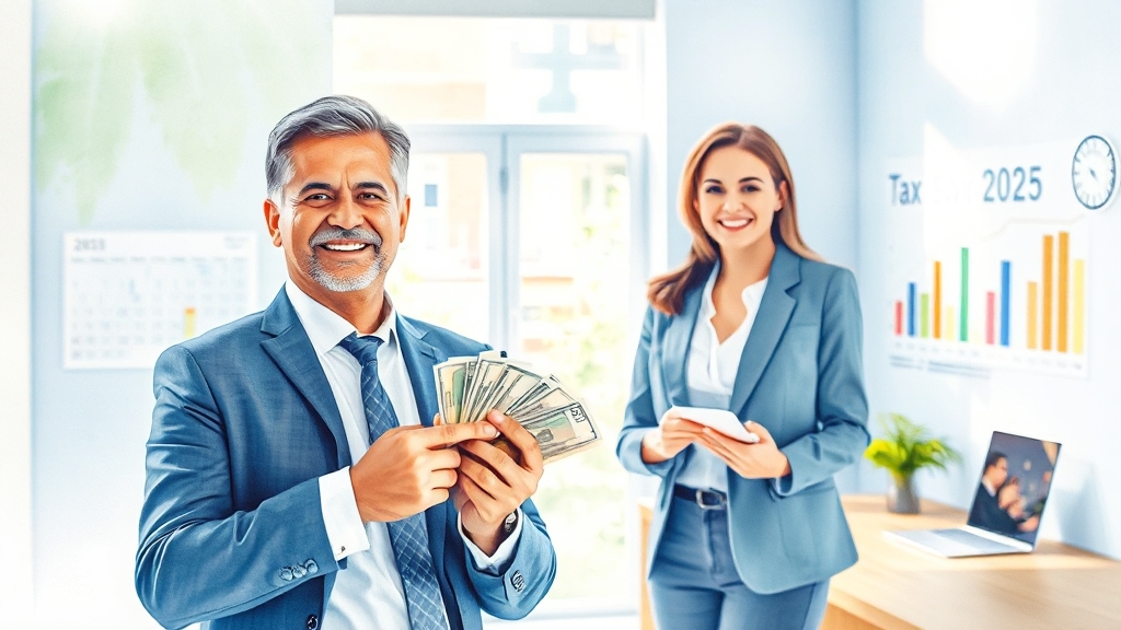 성실신고, 혜택이 쏠쏠해요! (watercolor 스타일)