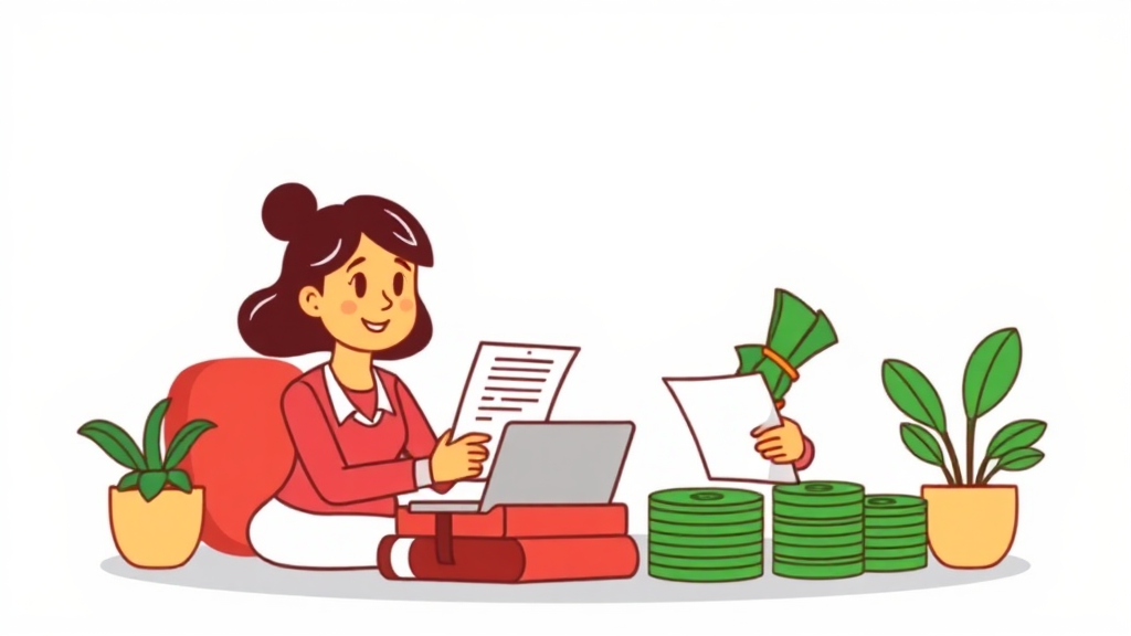 신청 전 필수 확인 서류 (cartoon 스타일)