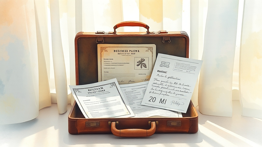 필수 제출 서류 준비 가이드 (watercolor 스타일)