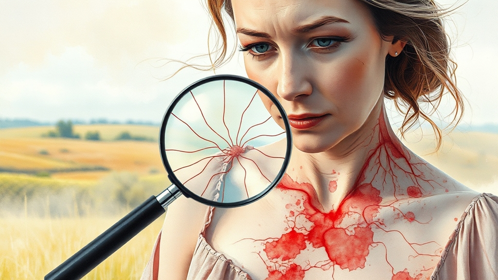 대상포진이란? 원인과 위험군 (watercolor 스타일)