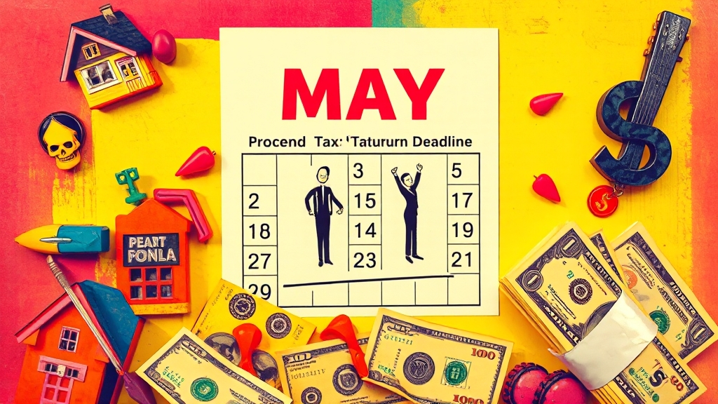 양도세 신고·납부, 잊지 마세요! (popart 스타일)