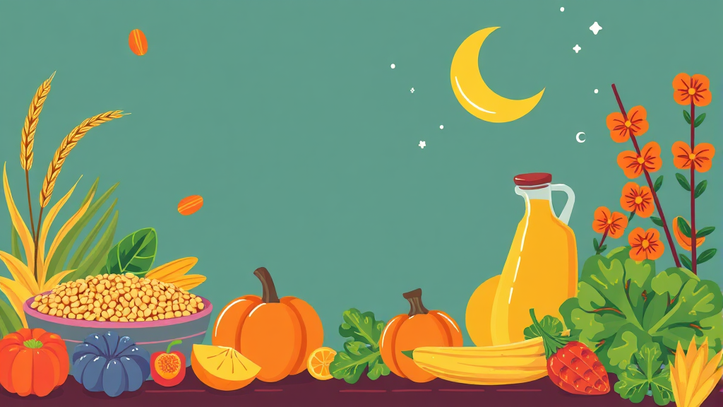 건강한 장을 위한 식단 및 생활 습관 가이드 (illustration 스타일)