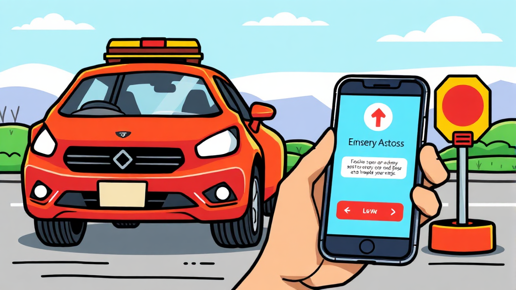 긴급출동 서비스, 더 빠르고 안전하게 이용하는 꿀팁 (cartoon 스타일)