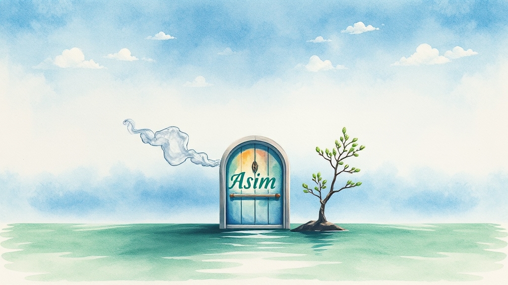 안심통장 이용 시 주의사항 (watercolor 스타일)