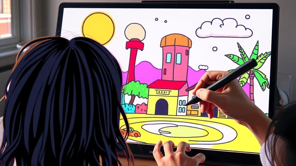 디스플레이 및 활용성 (cartoon 스타일)