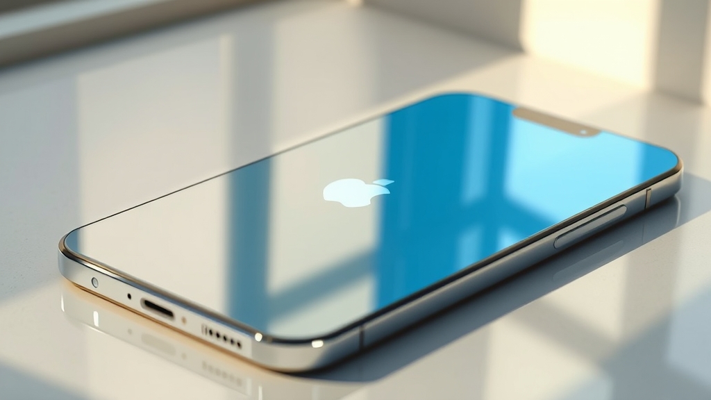 아이폰 17: 디자인 변화 (realistic 스타일)