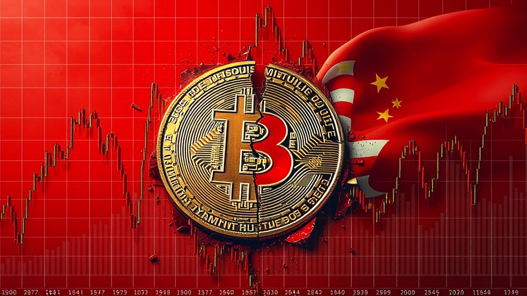 급락 원인 및 시장 영향 (realistic 스타일)