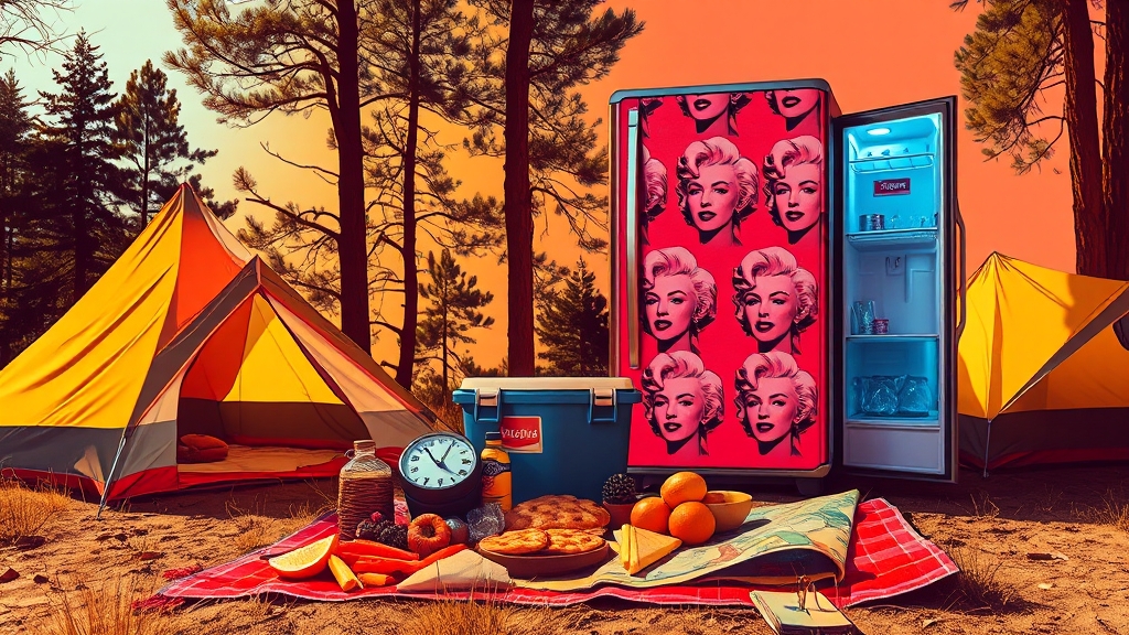 쿨러 vs 냉장고: 핵심 차이점 (popart 스타일)