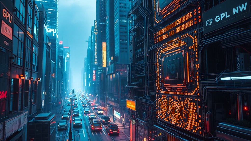 GPU의 역할과 기능 (realistic 스타일)