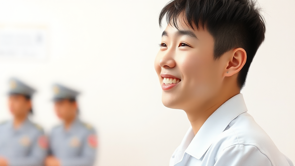 병역판정검사, 왜 중요할까요? (watercolor 스타일)