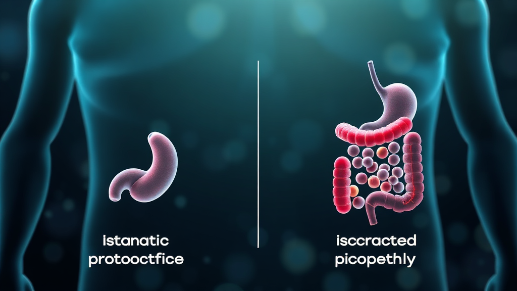 매스틱 유산균과 일반 유산균의 차이점은? (realistic 스타일)