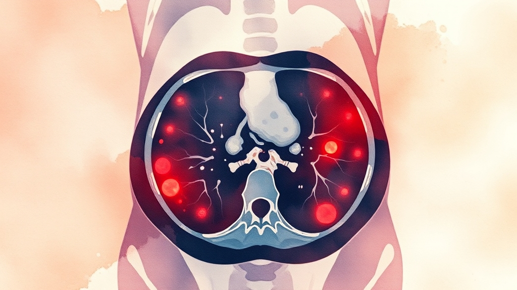 게실염, 어떻게 진단하나요? (watercolor 스타일)