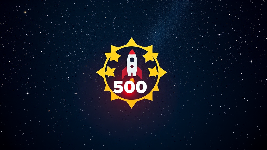 K-수출스타 500 사업 개요 (realistic 스타일)