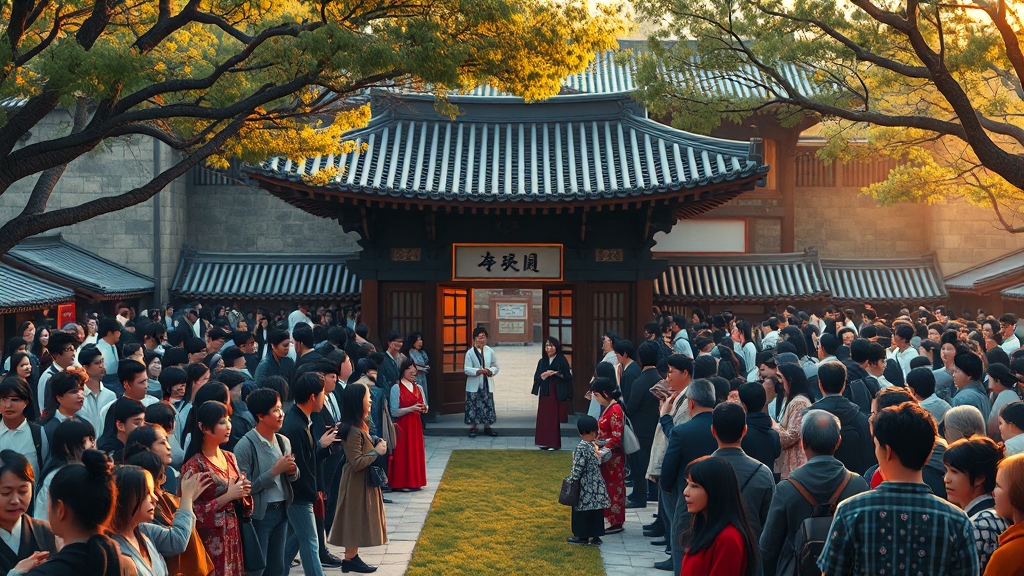 교태전 예약 방법 안내 (realistic 스타일)