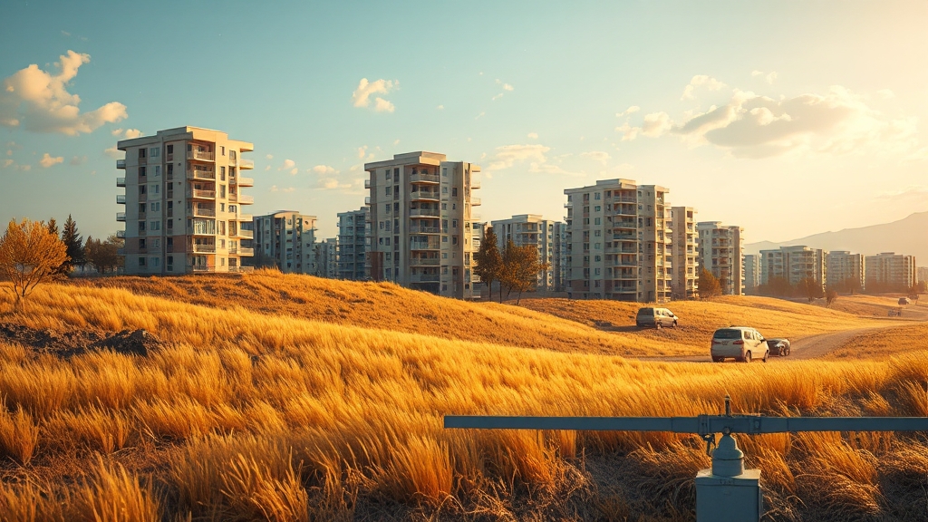 토지 vs 공동주택 공시가격 차이 (realistic 스타일)