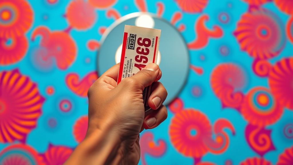 로또 구매 시 유의사항 & 현실적인 자세 (popart 스타일)