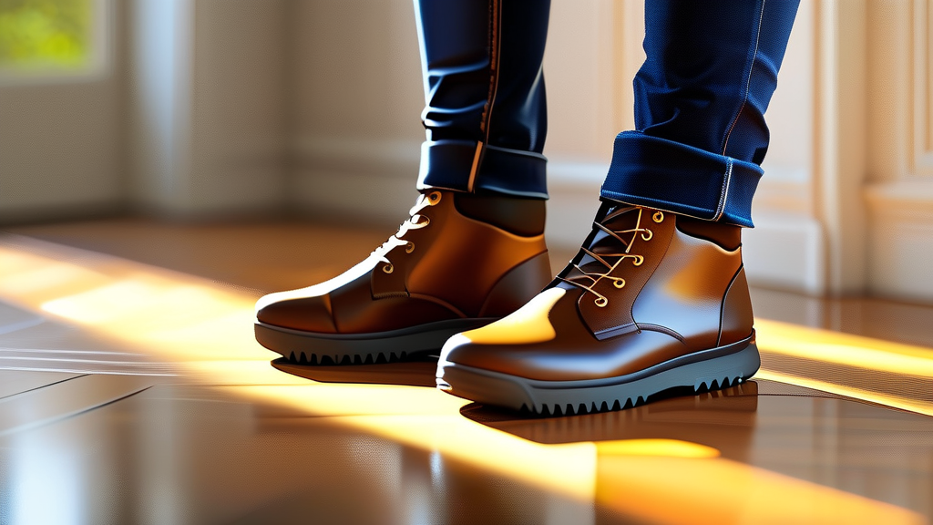 족저근막염 예방을 위한 생활 습관 가이드 (realistic 스타일)