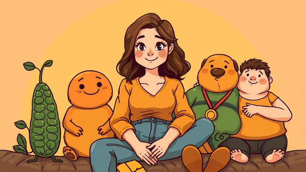 렌틸콩, 이런 분들께 특히 좋아요! (cartoon 스타일)