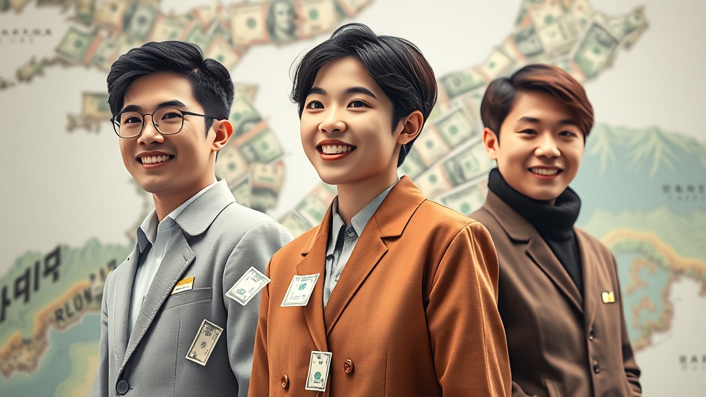 후보별 핵심 공약 비교 (realistic 스타일)