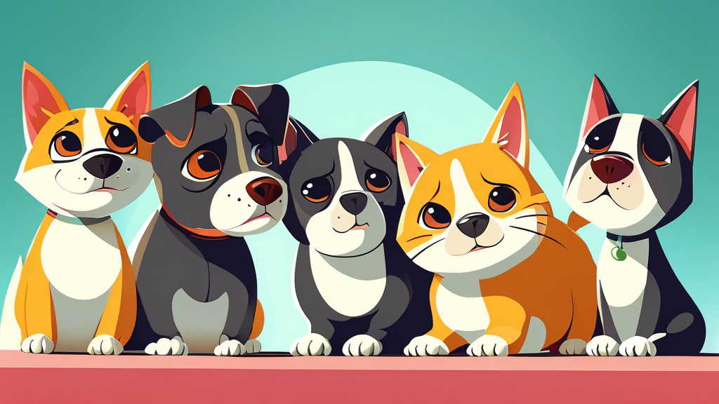 펫보험 가입 전 필수 체크리스트 (cartoon 스타일)