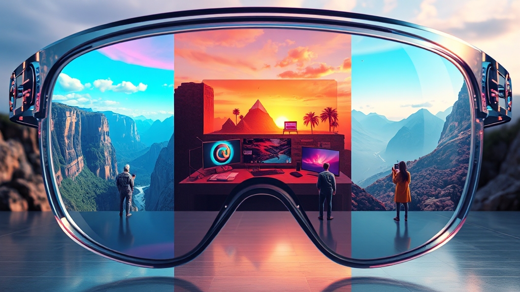 VR, AR, XR 기술, 뭐가 다를까? (realistic 스타일)