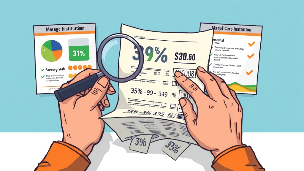 금리 외 부대비용 체크 (cartoon 스타일)