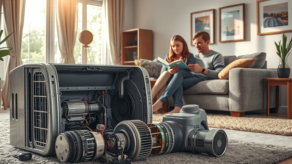 무풍에어컨, 왜 청소해야 할까요? (realistic 스타일)