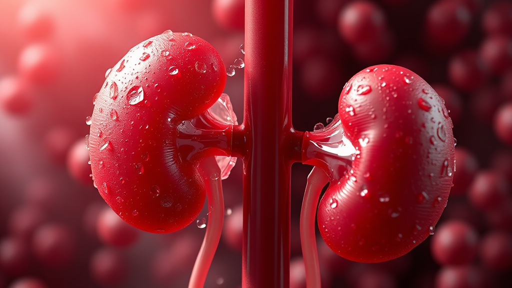 단백뇨란 무엇이며 왜 생길까? (realistic 스타일)