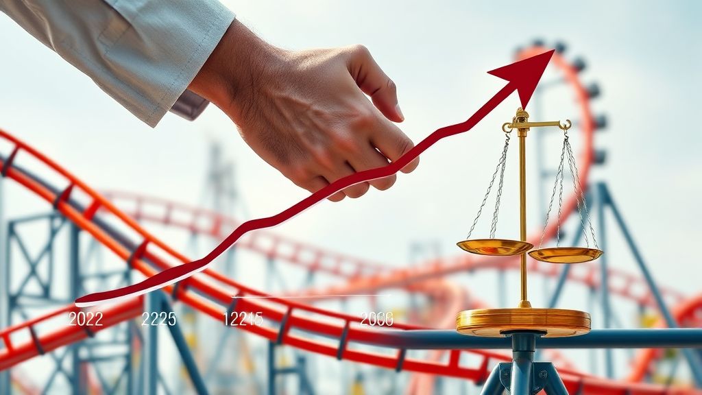 최근 5년간 최저임금 인상률 비교 (realistic 스타일)