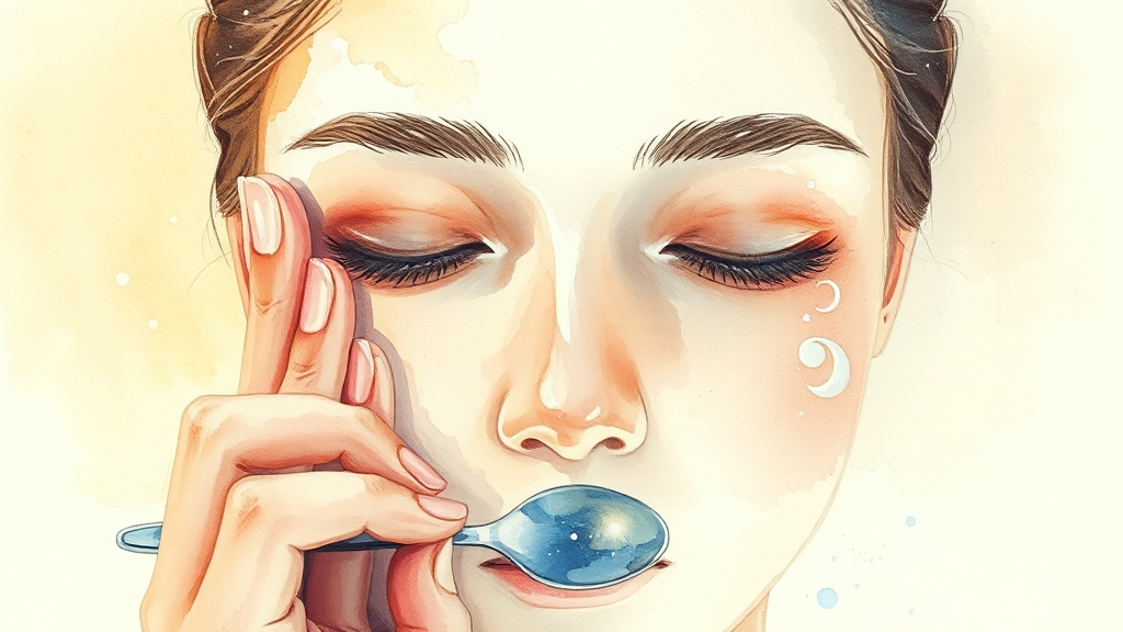 올바른 스킨케어 방법 (watercolor 스타일)