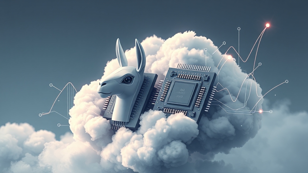 AI 모델 & 인프라 영향 (illustration 스타일)