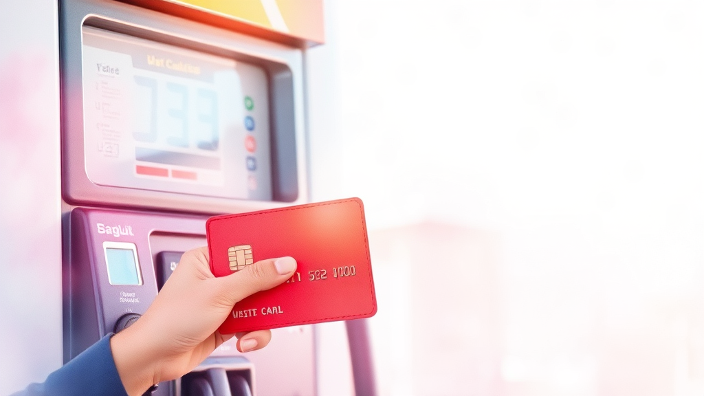 주유 할인 카드, 뭐가 있을까? (watercolor 스타일)