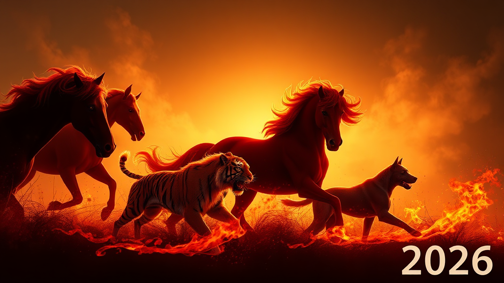 2026년 대박띠는? (realistic 스타일)