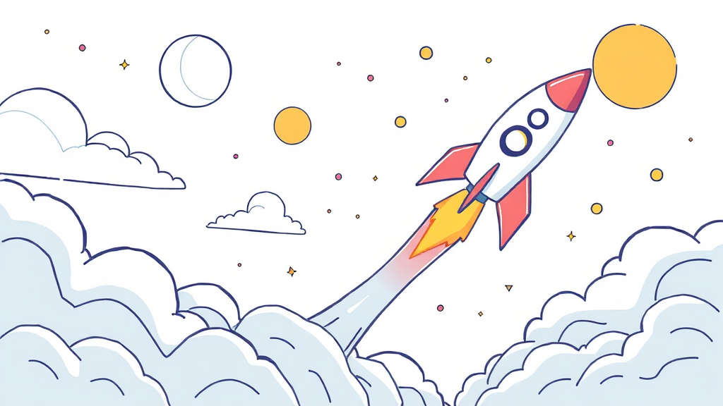 AI 부업 성공 핵심 요소 (illustration 스타일)