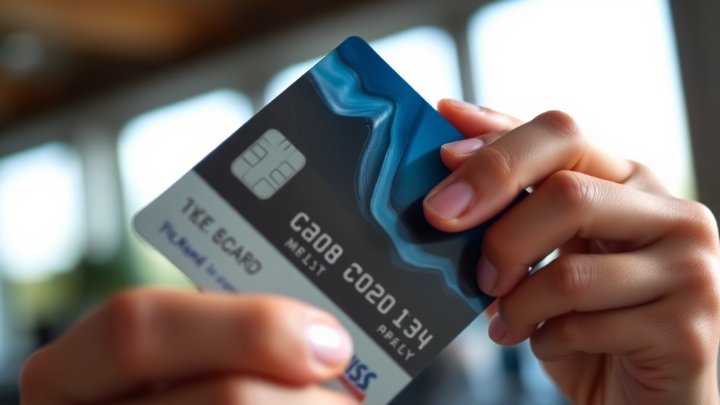 카드 발급 내역, 왜 중요할까? (realistic 스타일)