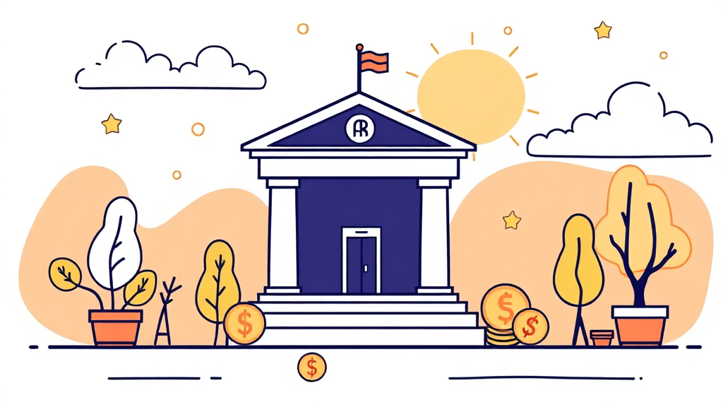 주요 은행별 외화통장 비교 (illustration 스타일)