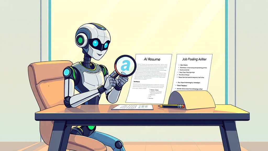 AI 이력서 & 자소서 작성법 (cartoon 스타일)