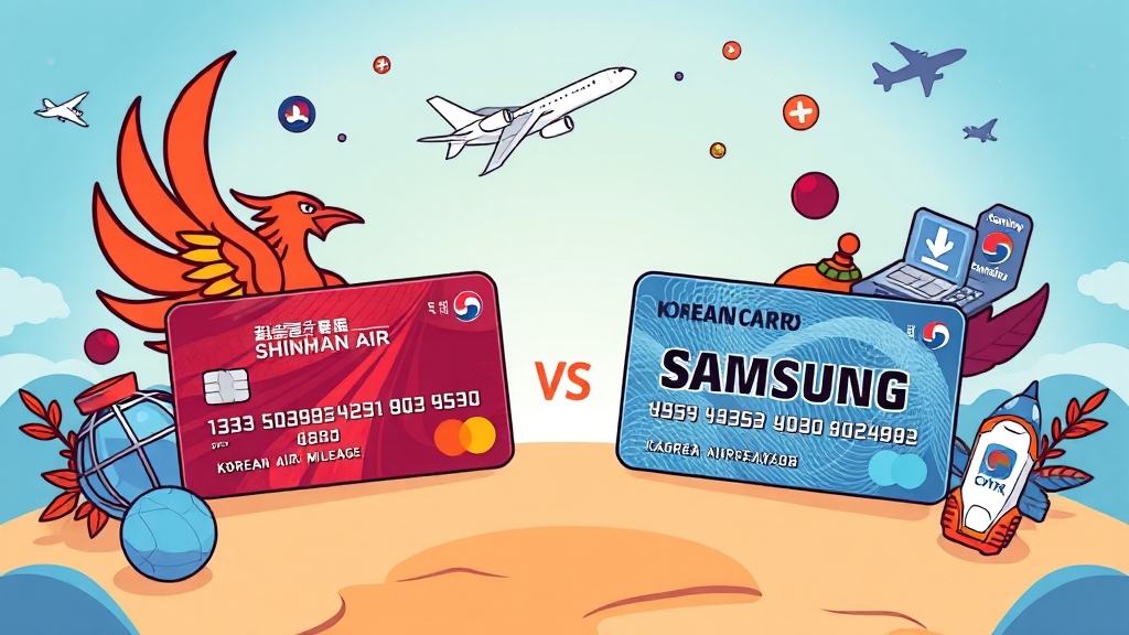 카드 종류별 비교 및 추천 (cartoon 스타일)