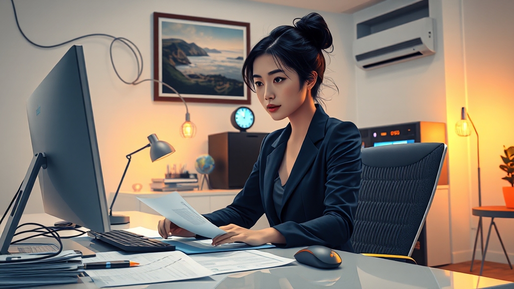 필요 서류, 꼼꼼하게 준비하세요 (illustration 스타일)