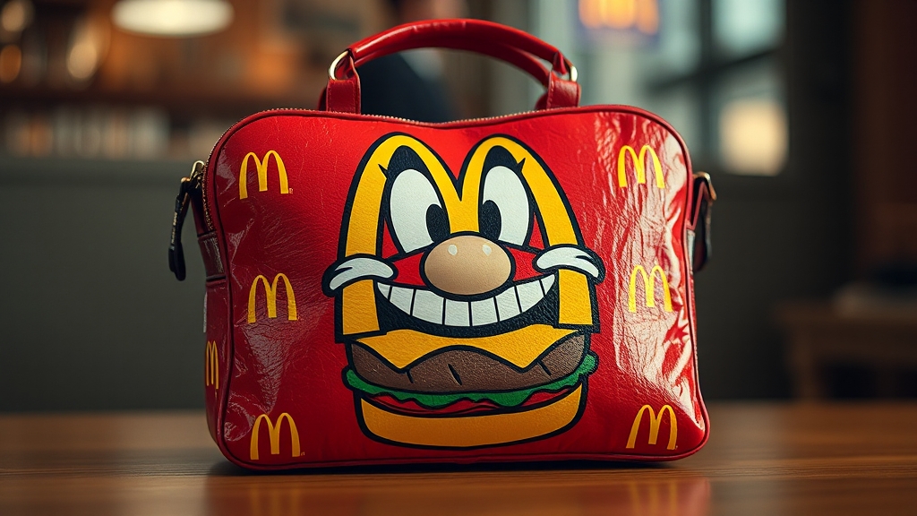 맥도날드 가방 구매 정보 (realistic 스타일)