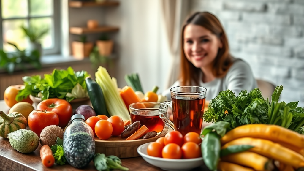 식습관 관리, 왜 중요할까? (realistic 스타일)