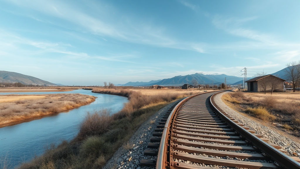 사진 명소로 떠오른 수인선 폐철교: 방문 정보와 즐길 거리 (realistic 스타일)