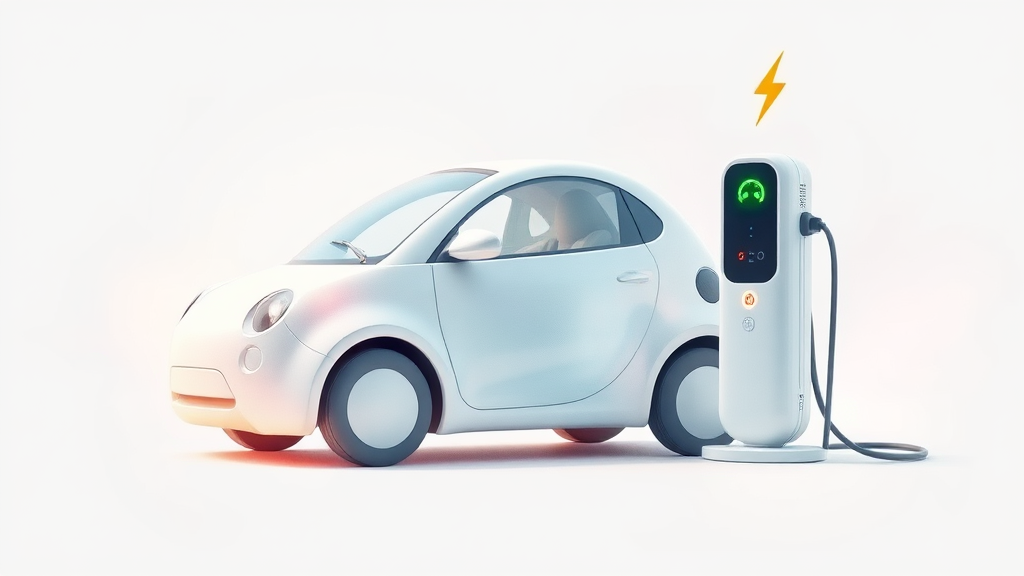 캐스퍼 전기차 충전 정보 & 편의성 (watercolor 스타일)