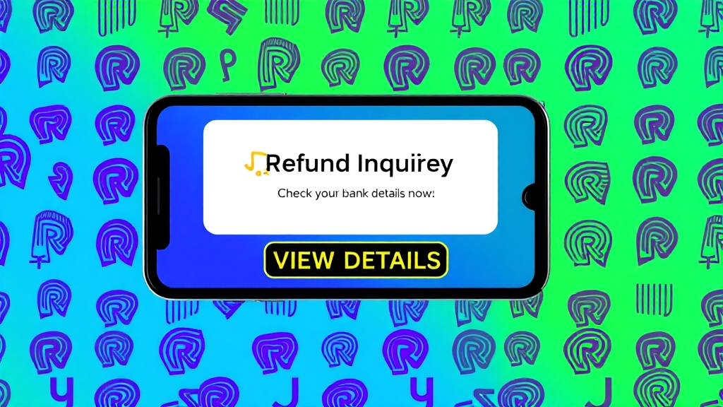 환급금 조회 및 확인 방법 (popart 스타일)