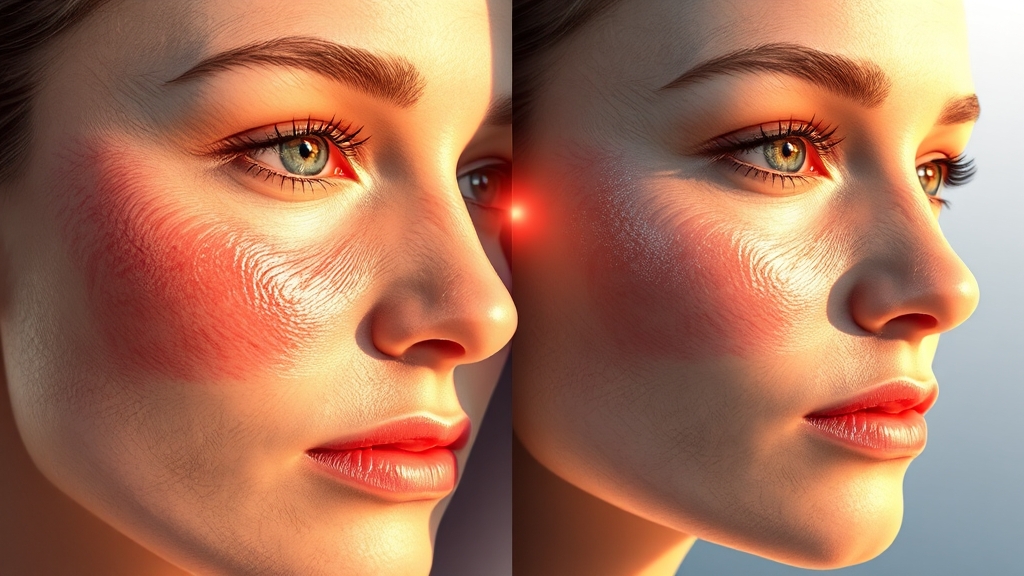 리쥬란, 시술 전후 어떻게 달라질까? (illustration 스타일)