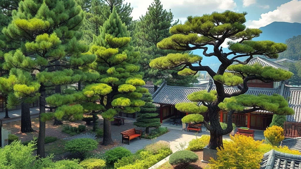 화담숲 볼거리: 주요 정원 소개 (realistic 스타일)