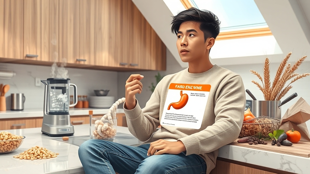 파로효소, 부작용은 없을까요? (realistic 스타일)