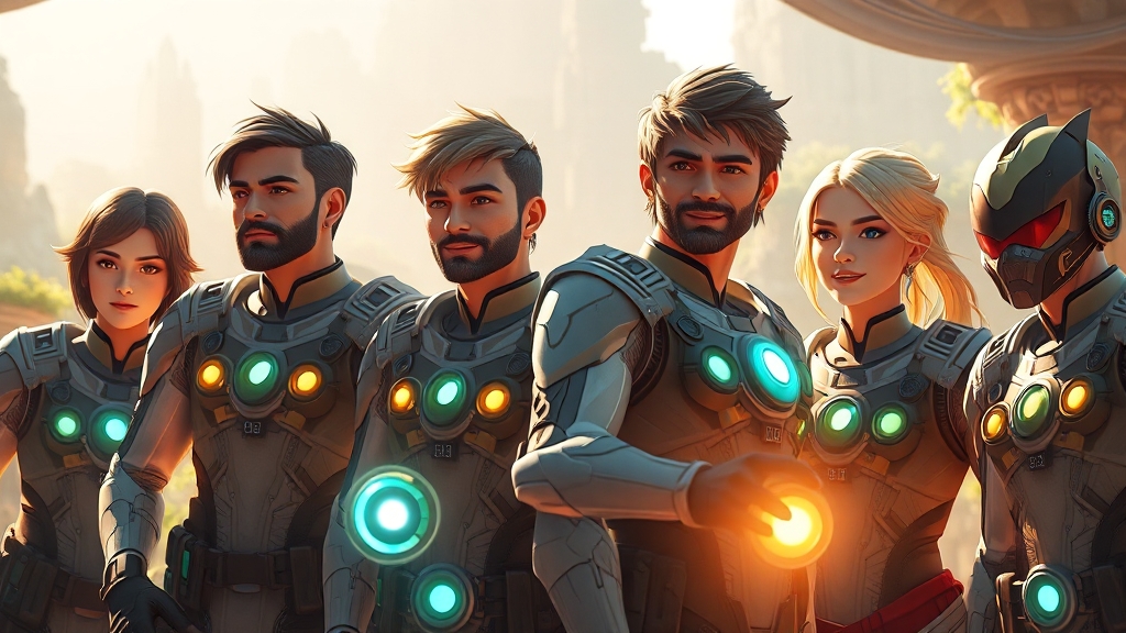 게임 환경 속 굿보이 문화 영향 (realistic 스타일)